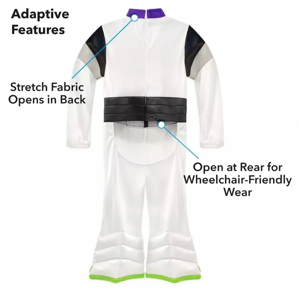 Buzz Lightyear Adaptive Costume for Kids – Toy Story LARGE NWT